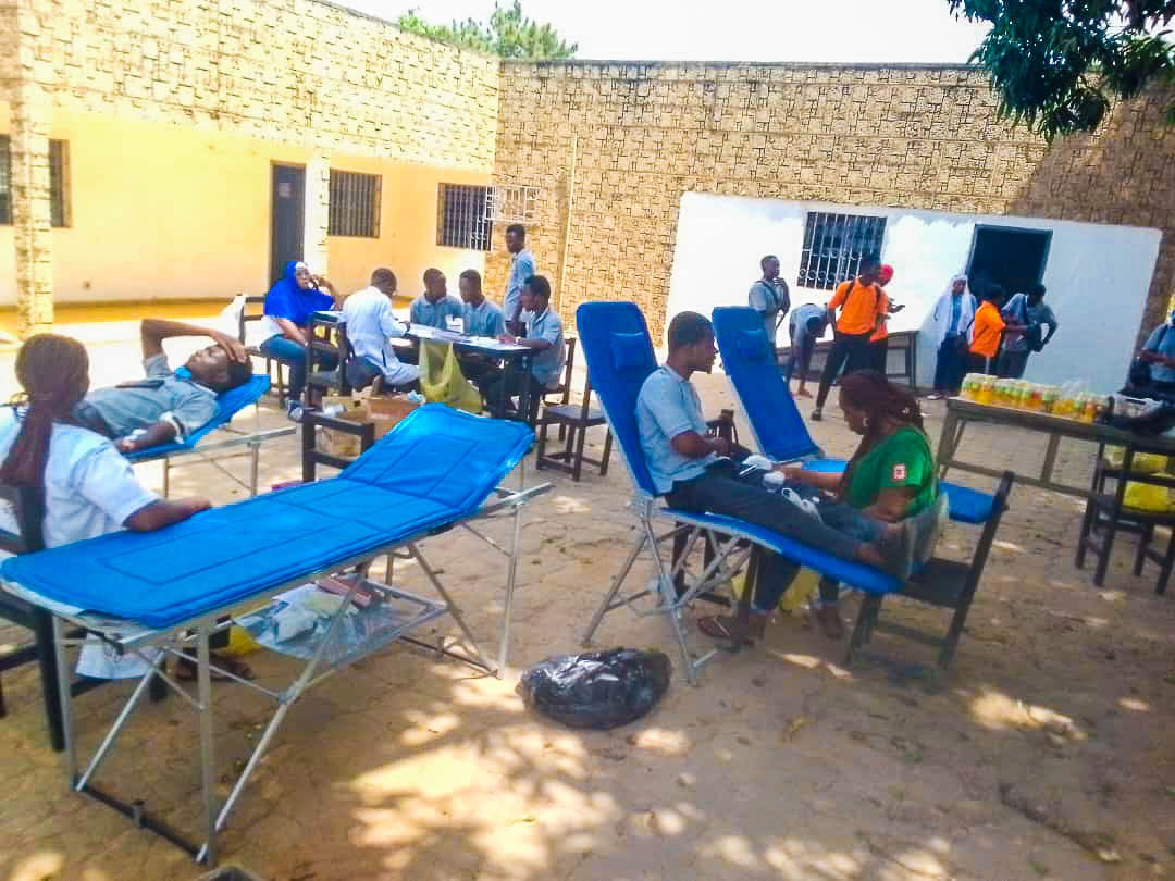 Succès de la collecte de sang à l’Université de l’Atlantique de Bouaké