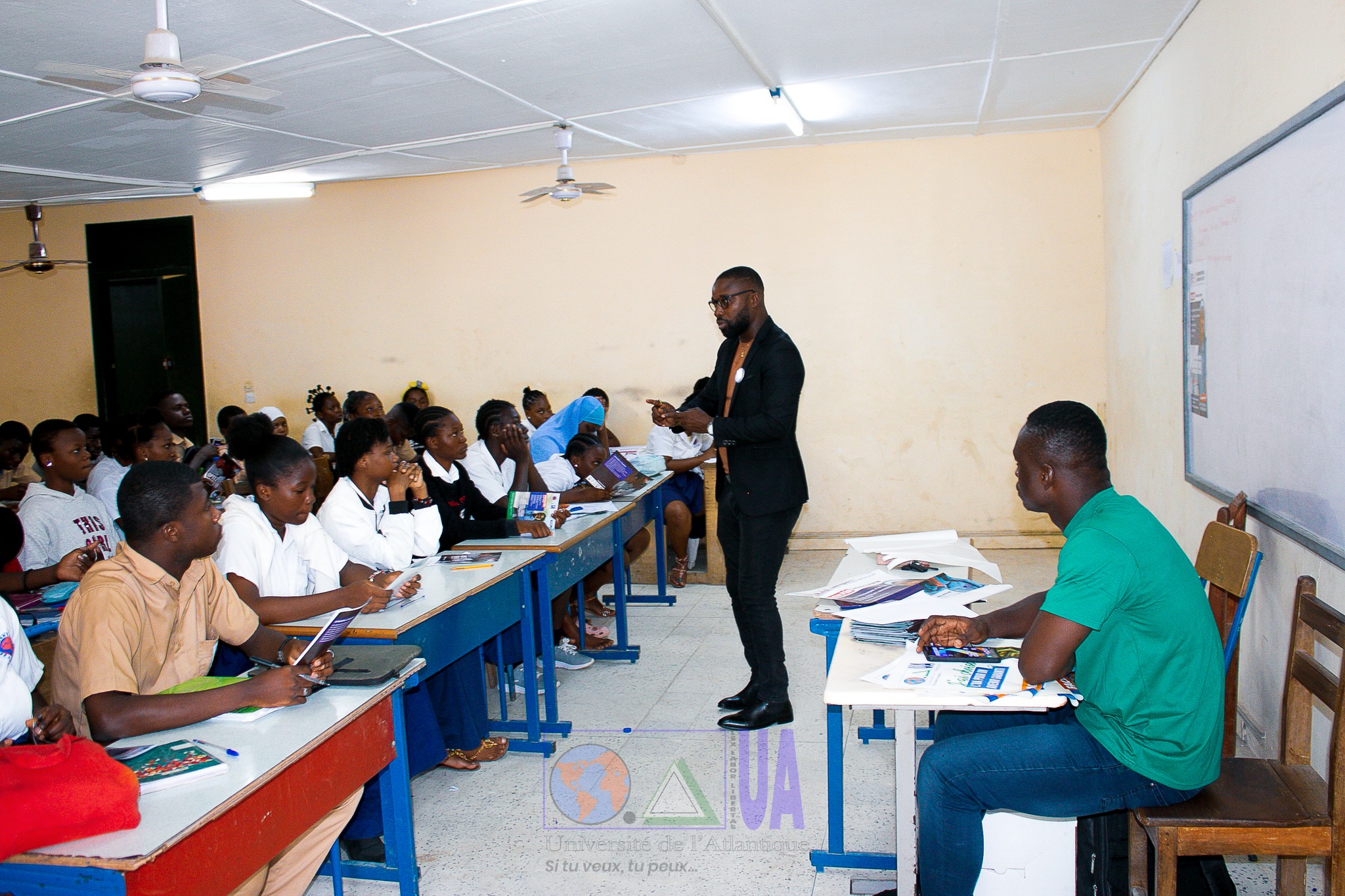 L’Université de l’Atlantique encourage les étudiants de Santa Anna à poursuivre leur passion